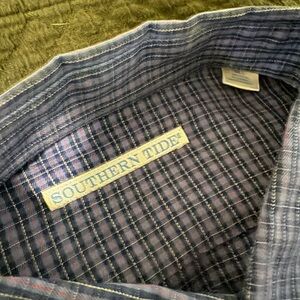 Southern Tide Purple Button Down
